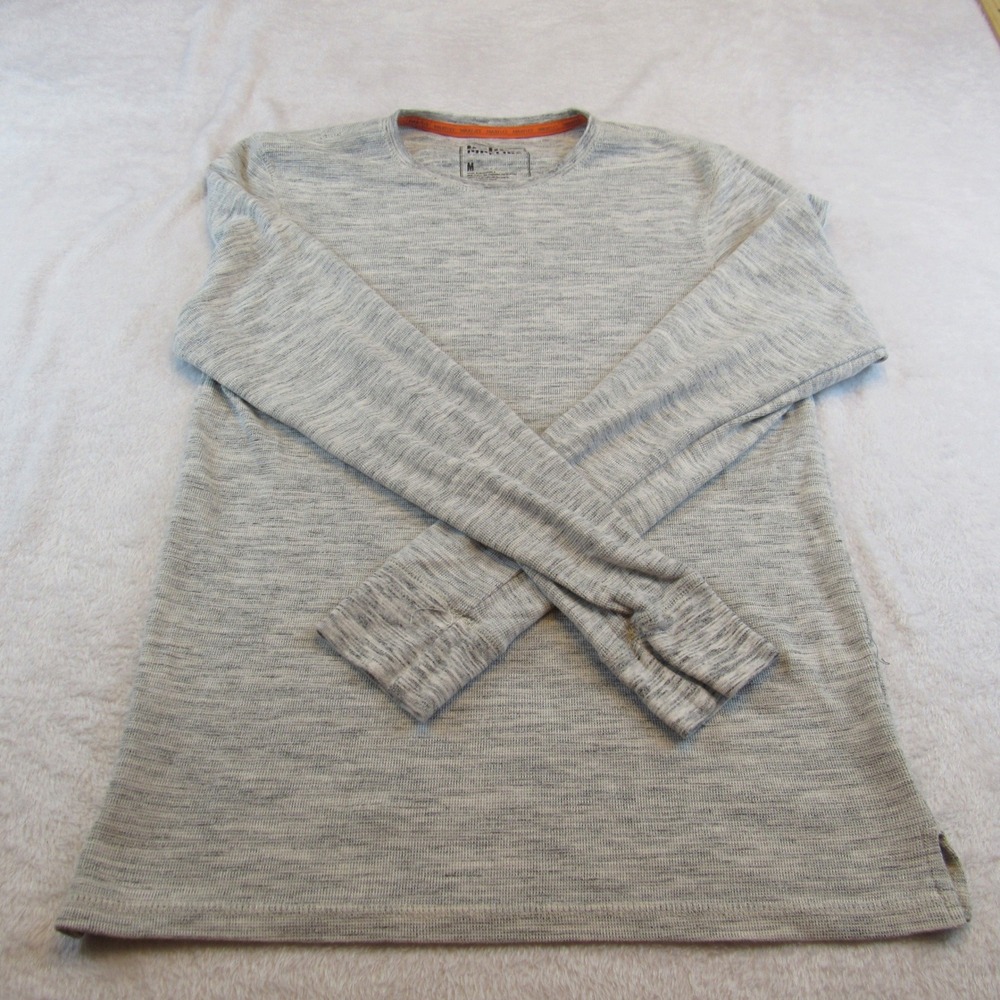 Urban Pipeline Thermal Shirt Mens Medium Gray Excellent Space Dye Long Sleeve